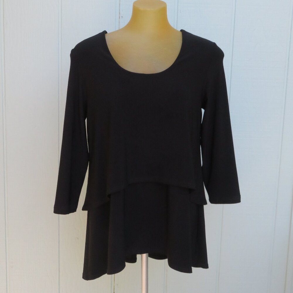 Layered black top